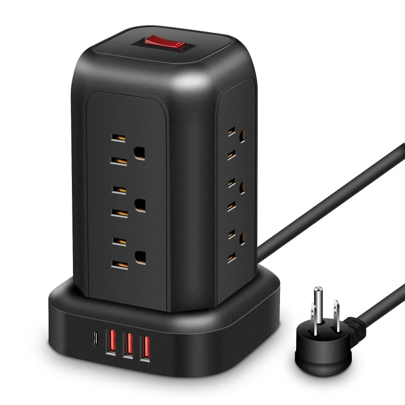 12 irteerako luzapen-kablea US Power Strip