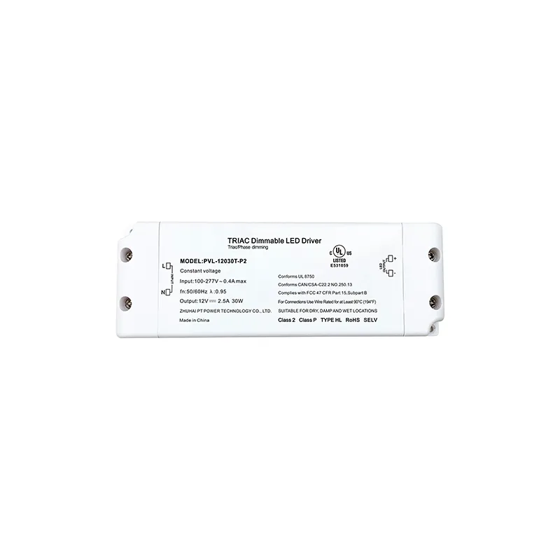 12V 2.5A 30W Tentsio Konstante Triac Dimming Led Driver
