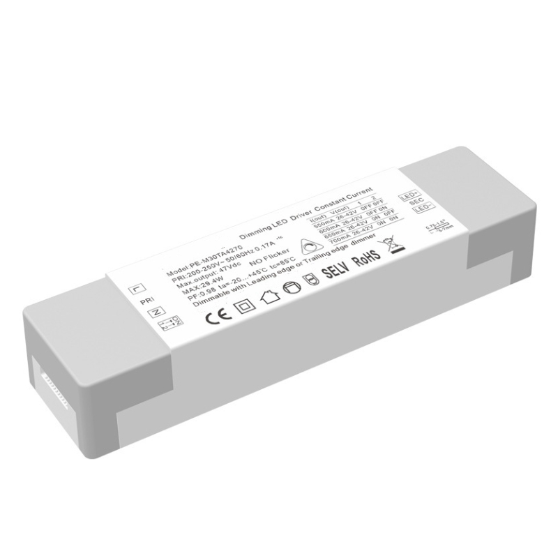 30W korronte konstante Triac dimming LED kontrolatzailea
