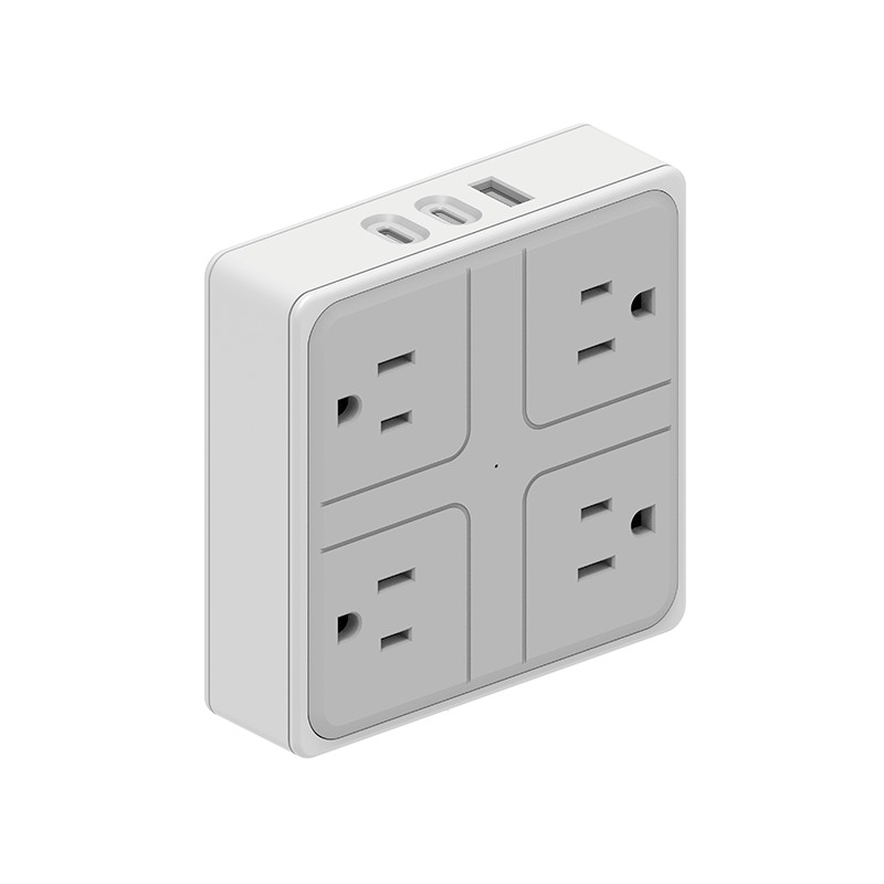 4 saltoki US Wall Power Strip