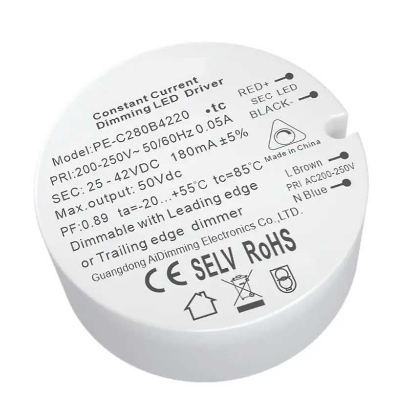 8.4W korronte konstante Triac dimmable LED kontrolatzailea