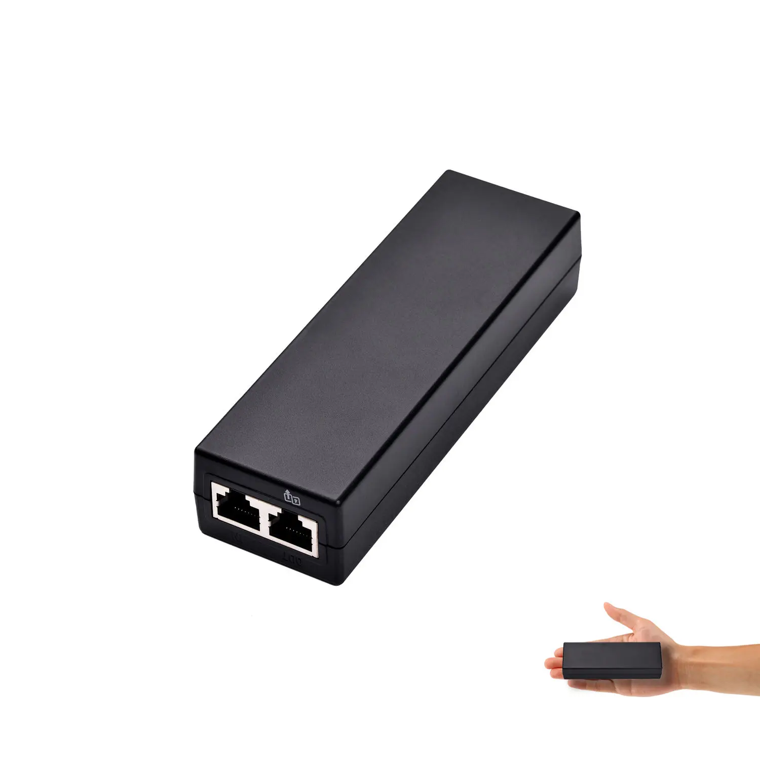 802.3afat 48V 30W 1000Mbps Gigabit Ethernet PoE injektorea