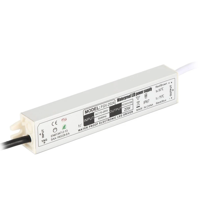 IP67 LED iragazgaitza Aluminiozko Aldaketa Hornidura