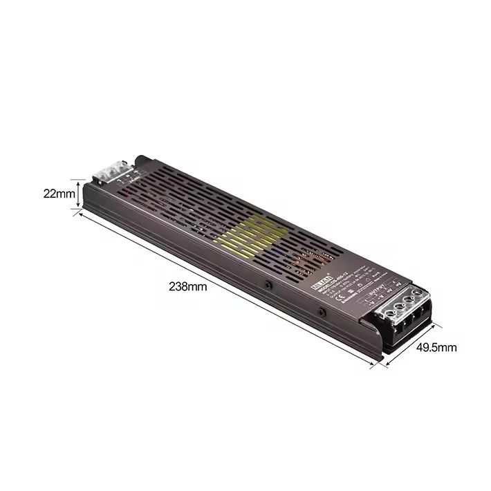Ultra mehea edo argala 100W 12V/24V Irteera bakarreko etengailu-iturria